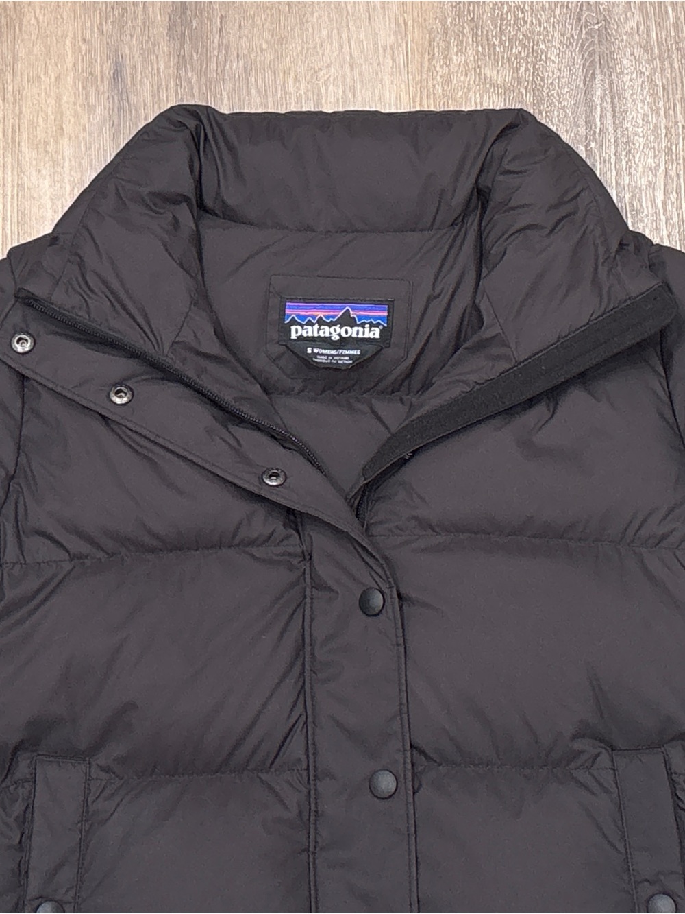 Patagonia Silent Down Jacket Womens Small Brown Puffer Coat Insulated - Picture 2 of 12